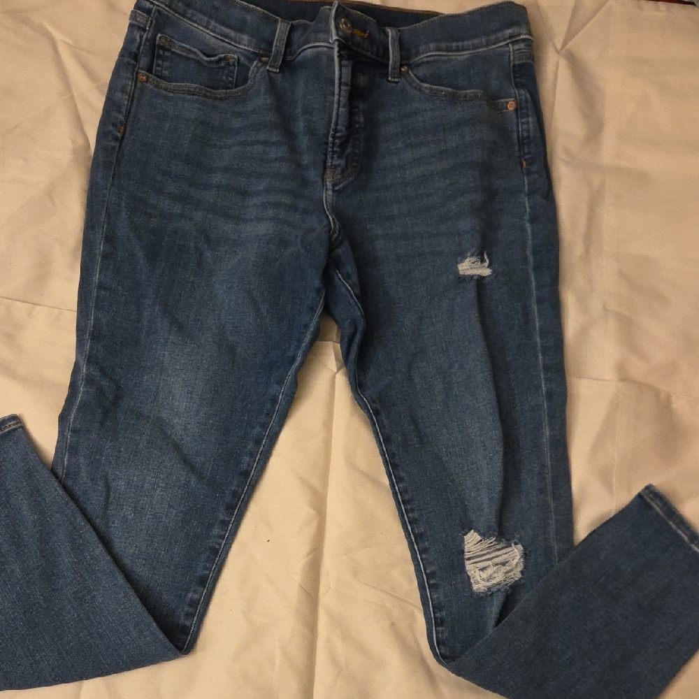 Express Women's Classic Blue Skinny Jeans